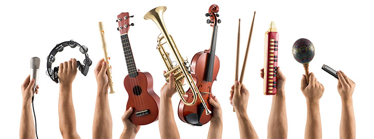 instrument spielen